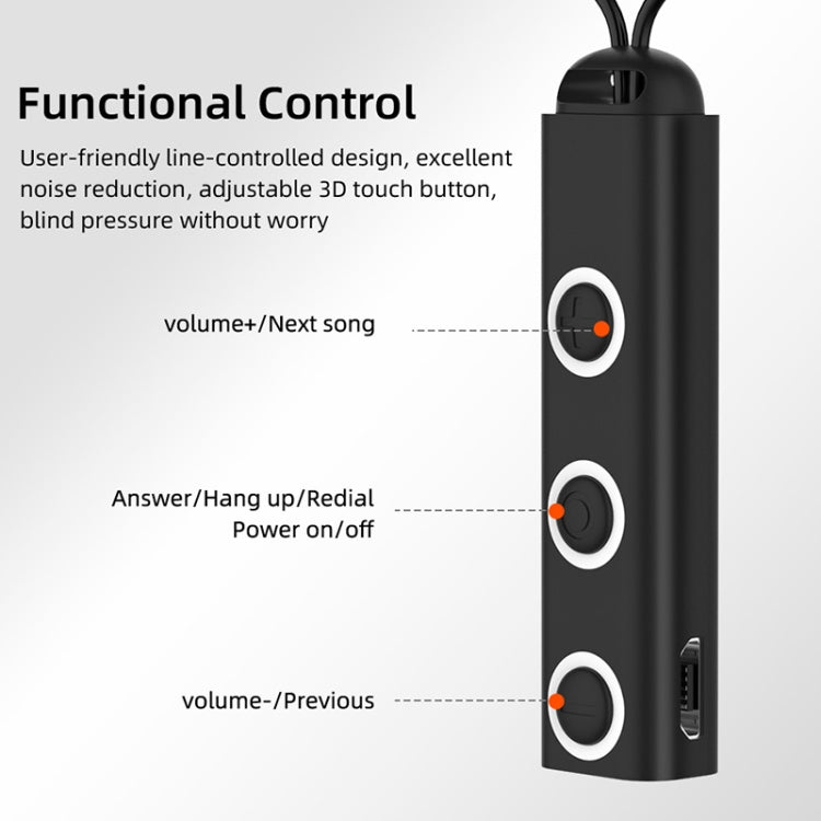 Auriculares magnéticos BT313, auscultadores desportivos sem fios, mãos-livres Bluetooth, estéreo HD, graves, com microfone
