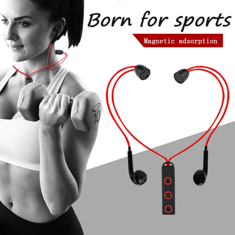 Auriculares magnéticos BT313, auscultadores desportivos sem fios, mãos-livres Bluetooth, estéreo HD, graves, com microfone