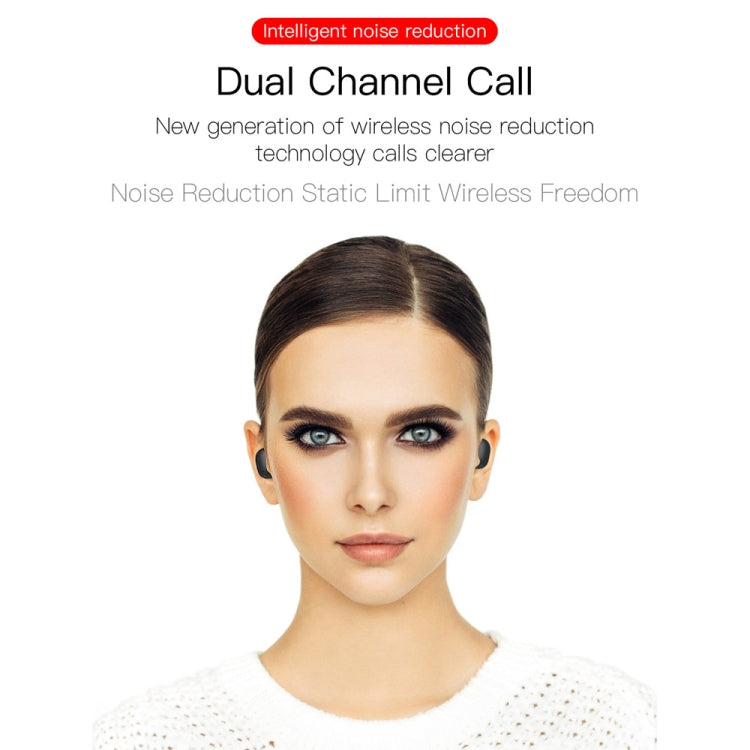 Auricular Sem Fios TWS E6S com Ecrã LED Bluetooth V5.3, Auscultadores Estéreo à Prova de Água, E6S (Preto)