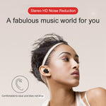 Auricular Sem Fios TWS E6S com Ecrã LED Bluetooth V5.3, Auscultadores Estéreo à Prova de Água, E6S (Preto)