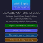 B012 Conversor Profissional de Sinal Estéreo para Saída de Sinal Balanceado para Microfone