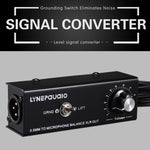 B012 Conversor Profissional de Sinal Estéreo para Saída de Sinal Balanceado para Microfone