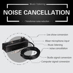 B012 Conversor Profissional de Sinal Estéreo para Saída de Sinal Balanceado para Microfone