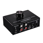 Amplificador de Sinal Estéreo Frontal B015 Amplificador para Auscultadores e Colunas Fonte de Áudio Dupla, B015