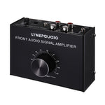 Amplificador de Sinal Estéreo Frontal B015 Amplificador para Auscultadores e Colunas Fonte de Áudio Dupla, B015