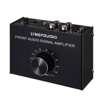 Amplificador de Sinal Estéreo Frontal B015 Amplificador para Auscultadores e Colunas Fonte de Áudio Dupla, B015