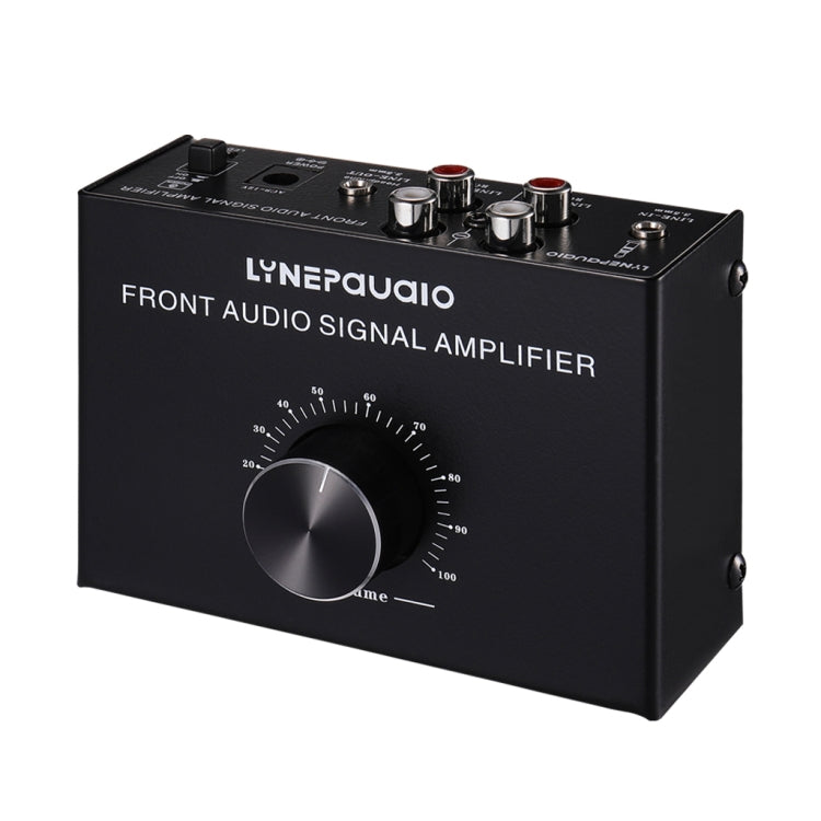 Amplificador de Sinal Estéreo Frontal B015 Amplificador para Auscultadores e Colunas Fonte de Áudio Dupla, B015