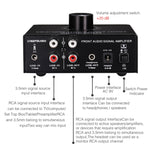 Amplificador de Sinal Estéreo Frontal B015 Amplificador para Auscultadores e Colunas Fonte de Áudio Dupla, B015