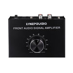 Amplificador de Sinal Estéreo Frontal B015 Amplificador para Auscultadores e Colunas Fonte de Áudio Dupla, B015