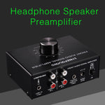Amplificador de Sinal Estéreo Frontal B015 Amplificador para Auscultadores e Colunas Fonte de Áudio Dupla, B015