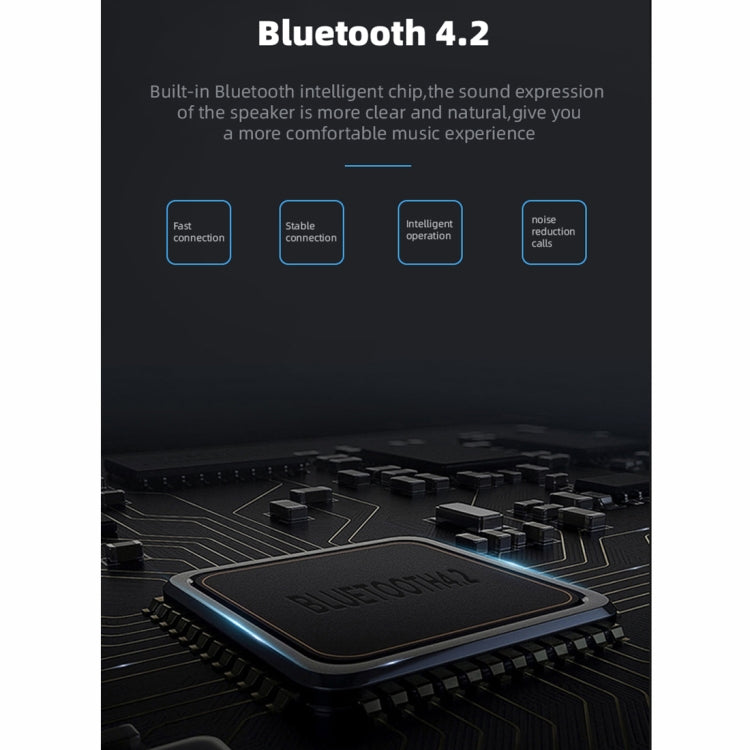 Coluna Bluetooth Fineblue MK-22 TWS com Absorção Magnética e Luz LED