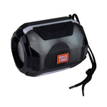 Coluna Bluetooth portátil estéreo com LED T&G TG162, mini coluna sem fios, subwoofer