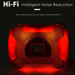 Coluna Bluetooth portátil estéreo com LED T&G TG162, mini coluna sem fios, subwoofer