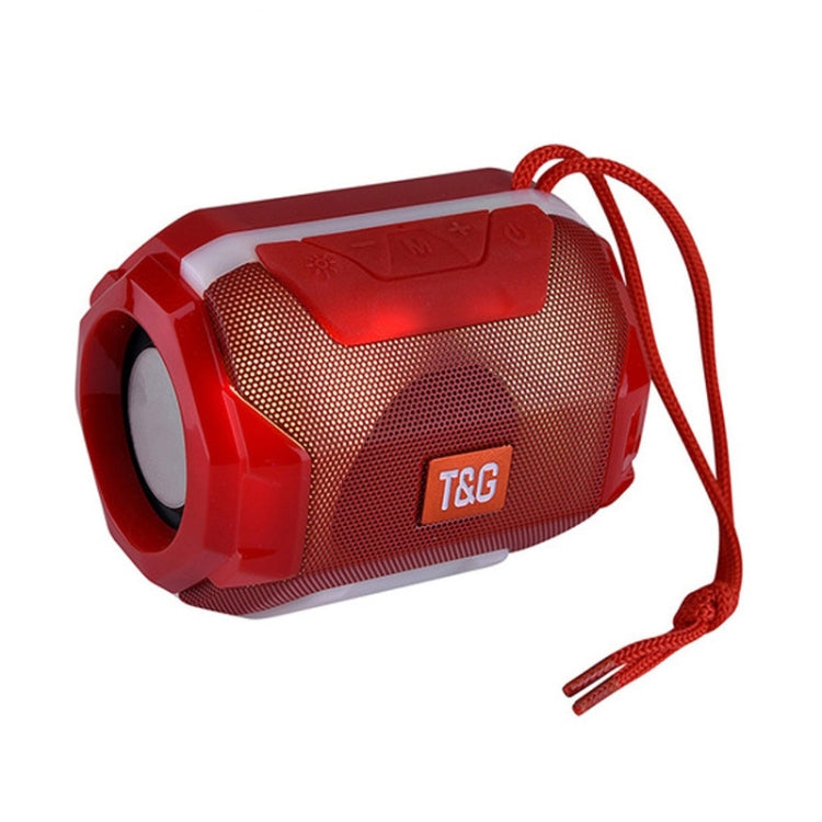 Coluna Bluetooth portátil estéreo com LED T&G TG162, mini coluna sem fios, subwoofer