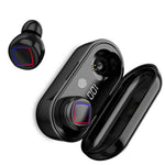 Auricular Bluetooth TWS com Toque por Impressão Digital, Ecrã LED de Bateria e Caixa de Carregamento