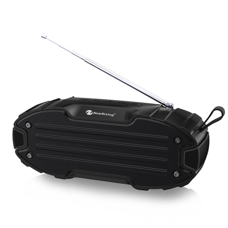 Nova coluna Bluetooth Rixing NR907 portátil com som estéreo envolvente, microfone, suporta cartão TF e rádio FM