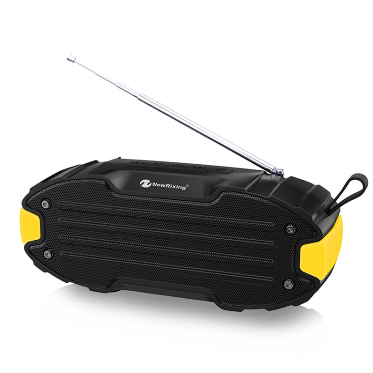 Nova coluna Bluetooth Rixing NR907 portátil com som estéreo envolvente, microfone, suporta cartão TF e rádio FM