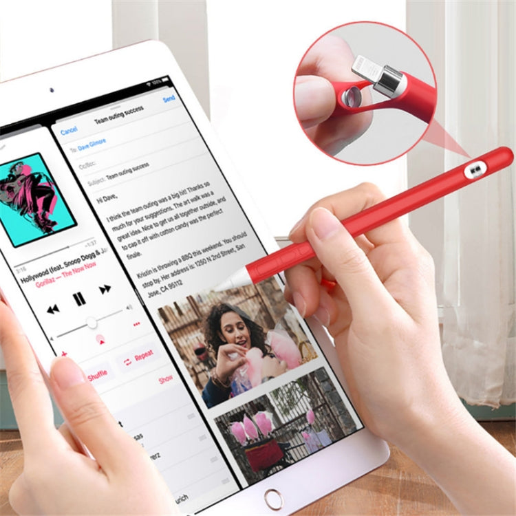 Adequado para Apple Pencil 1ª Geração Caneta Stylus Touch Capa Protetora de Silicone Tampa da Caneta