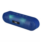Coluna Bluetooth portátil T&G TG148, áudio estéreo, graves potentes, lanterna LED, coluna sem fios