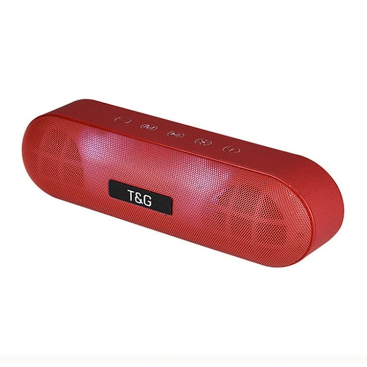 Coluna Bluetooth portátil T&G TG148, áudio estéreo, graves potentes, lanterna LED, coluna sem fios