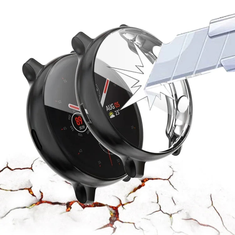 For Samsung Galaxy Watch Active 2 44mm ENKAY Hat-prince Full Coverage Electroplate TPU Case