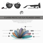 Auricular Sem Fios A8 Bluetooth, Auscultadores de Sol Música, Óculos Inteligentes com Microfone, A8