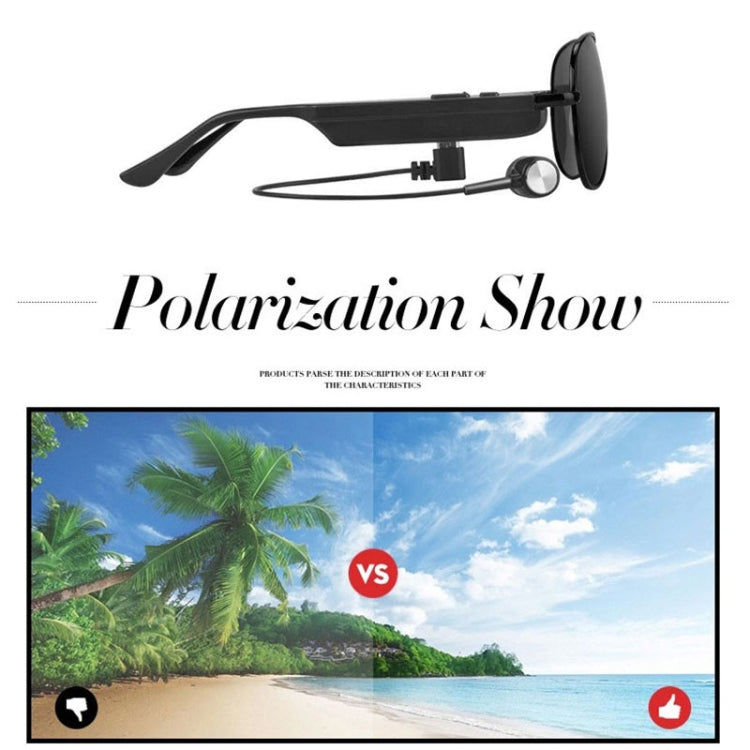 Auricular Sem Fios A8 Bluetooth, Auscultadores de Sol Música, Óculos Inteligentes com Microfone, A8