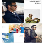 Auricular Sem Fios A8 Bluetooth, Auscultadores de Sol Música, Óculos Inteligentes com Microfone, A8