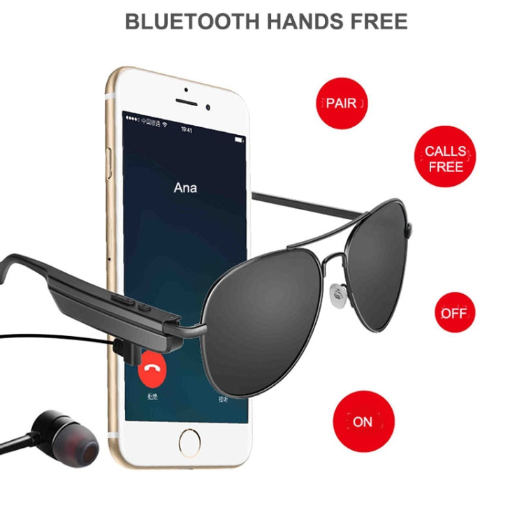 Auricular Sem Fios A8 Bluetooth, Auscultadores de Sol Música, Óculos Inteligentes com Microfone, A8