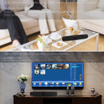 Nova coluna Bluetooth Rixing NR7017 TWS portátil 10W com som estéreo envolvente, barra de som, microfone