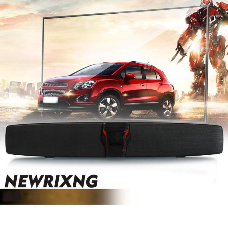 Nova coluna Bluetooth Rixing NR7017 TWS portátil 10W com som estéreo envolvente, barra de som, microfone