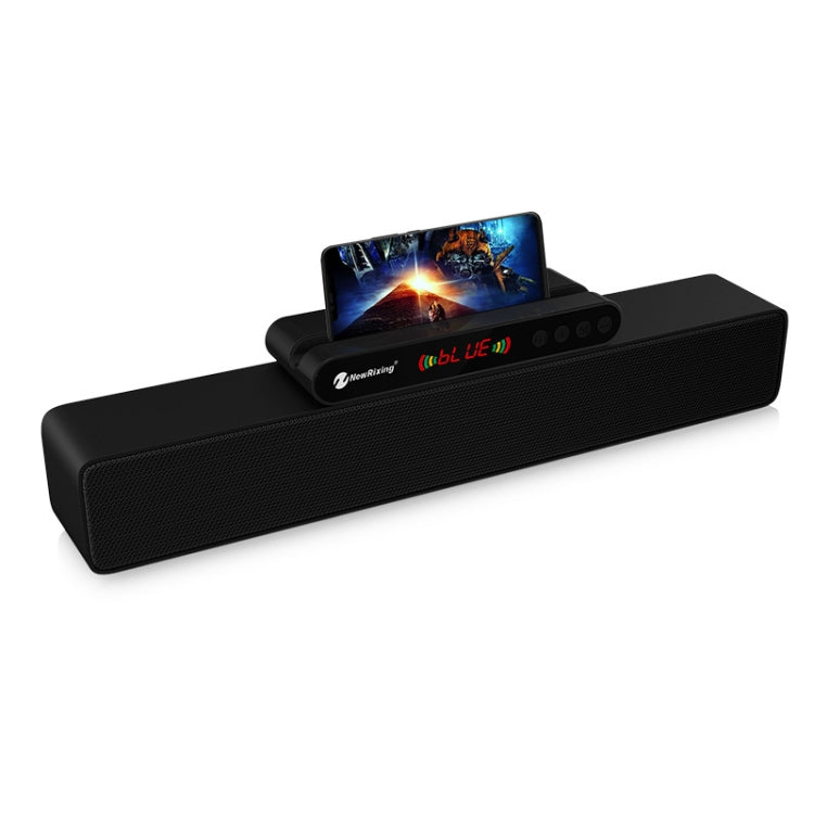 Coluna Portátil Bluetooth Newrixing NR5017 LED TWS Sistema de Som Altifalante 10W Estéreo Surround