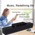 Coluna Portátil Bluetooth Newrixing NR5017 LED TWS Sistema de Som Altifalante 10W Estéreo Surround