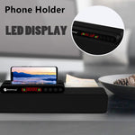 Coluna Portátil Bluetooth Newrixing NR5017 LED TWS Sistema de Som Altifalante 10W Estéreo Surround