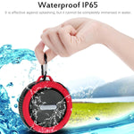Coluna de Carro Bluetooth Sem Fios C6a Outdoor Chuck com Ventosa, Suporta Cartão TF