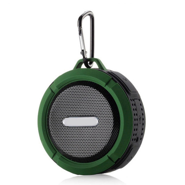 Coluna de Carro Bluetooth Sem Fios C6a Outdoor Chuck com Ventosa, Suporta Cartão TF