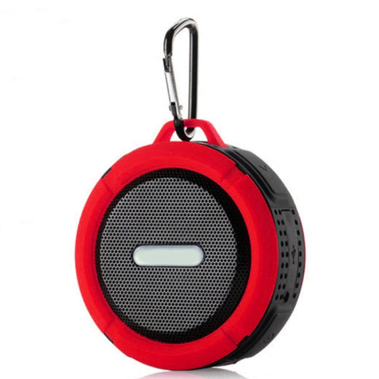 Coluna de Carro Bluetooth Sem Fios C6a Outdoor Chuck com Ventosa, Suporta Cartão TF