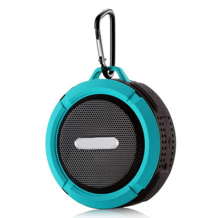 Coluna de Carro Bluetooth Sem Fios C6a Outdoor Chuck com Ventosa, Suporta Cartão TF