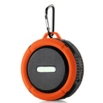 Coluna de Carro Bluetooth Sem Fios C6a Outdoor Chuck com Ventosa, Suporta Cartão TF