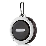 Coluna de Carro Bluetooth Sem Fios C6a Outdoor Chuck com Ventosa, Suporta Cartão TF