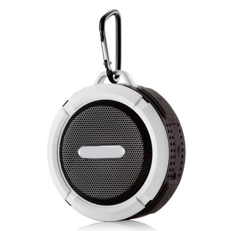 Coluna de Carro Bluetooth Sem Fios C6a Outdoor Chuck com Ventosa, Suporta Cartão TF