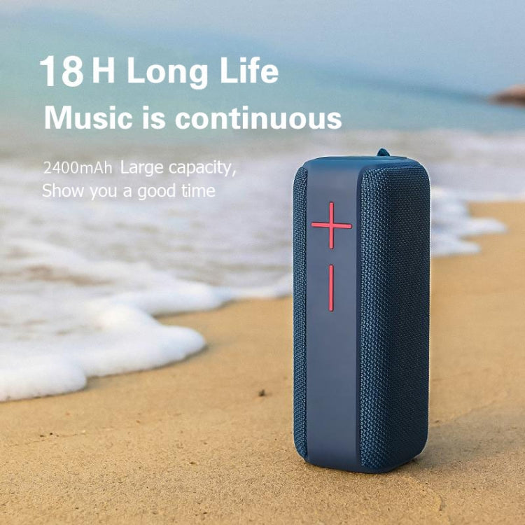 Coluna Portátil Bluetooth P15 10W Sistema de Som Estéreo para Exterior, Suporta TF e FM