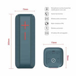 Coluna Portátil Bluetooth P15 10W Sistema de Som Estéreo para Exterior, Suporta TF e FM