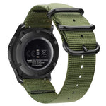 Correia de Nylon com Três Argolas para Samsung Galaxy Watch Active 20mm S3, para Samsung Galaxy Watch Active 2 20mm / Gear S3