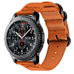 Correia de Nylon com Três Argolas para Samsung Galaxy Watch Active 20mm S3, para Samsung Galaxy Watch Active 2 20mm / Gear S3