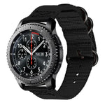 Correia de Nylon com Três Argolas para Samsung Galaxy Watch Active 18mm S3, para Samsung Galaxy Watch Active 2 18mm / Gear S3
