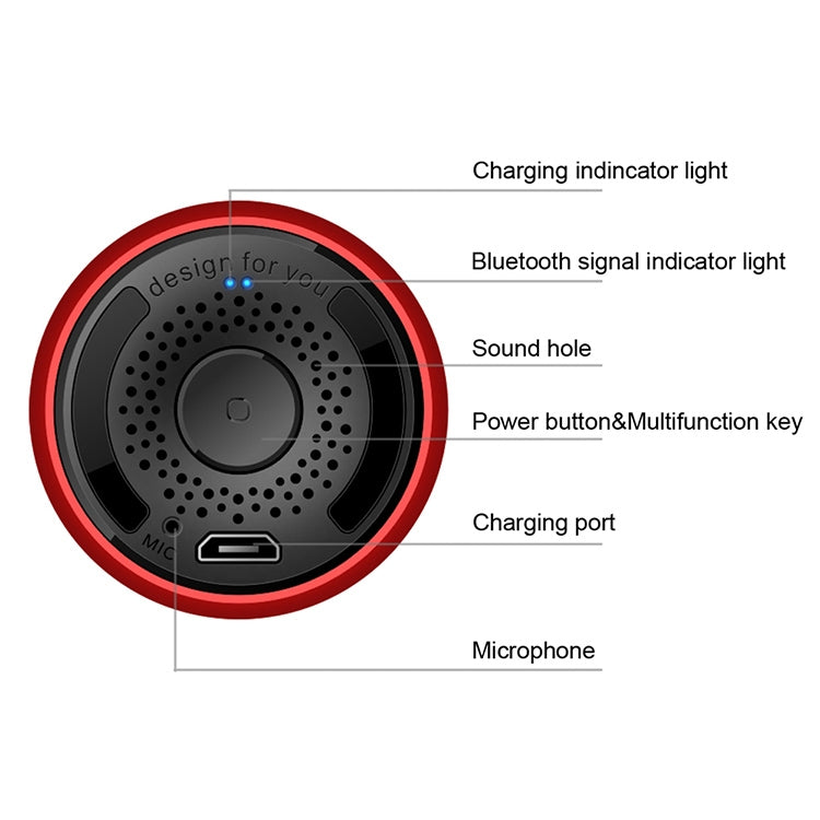 Coluna Portátil Subwoofer Bluetooth 5.0 M9 Corpo em Liga de Alumínio Reprodutor de Música