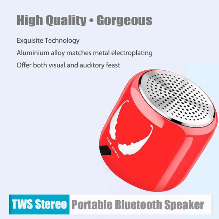 Coluna Portátil Subwoofer Bluetooth 5.0 M9 Corpo em Liga de Alumínio Reprodutor de Música