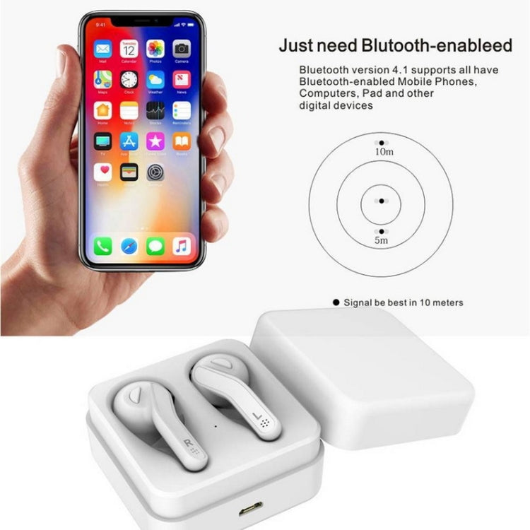 Auriculares Bluetooth TWS T88 mini com controlo tátil, HiFi, auriculares sem fios com caixa de carregamento