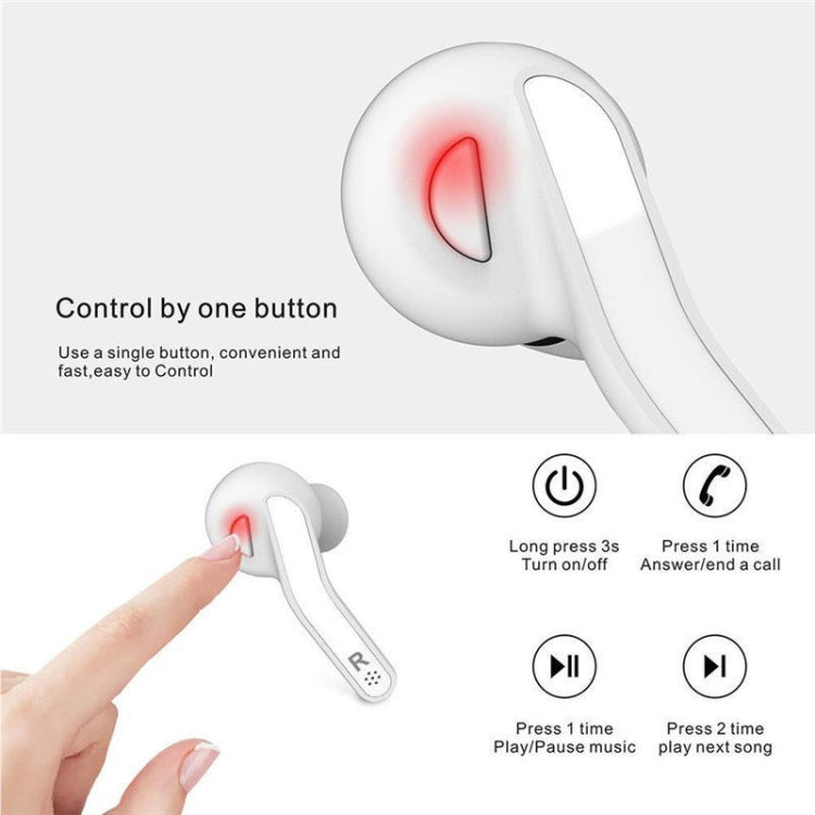 Auriculares Bluetooth TWS T88 mini com controlo tátil, HiFi, auriculares sem fios com caixa de carregamento